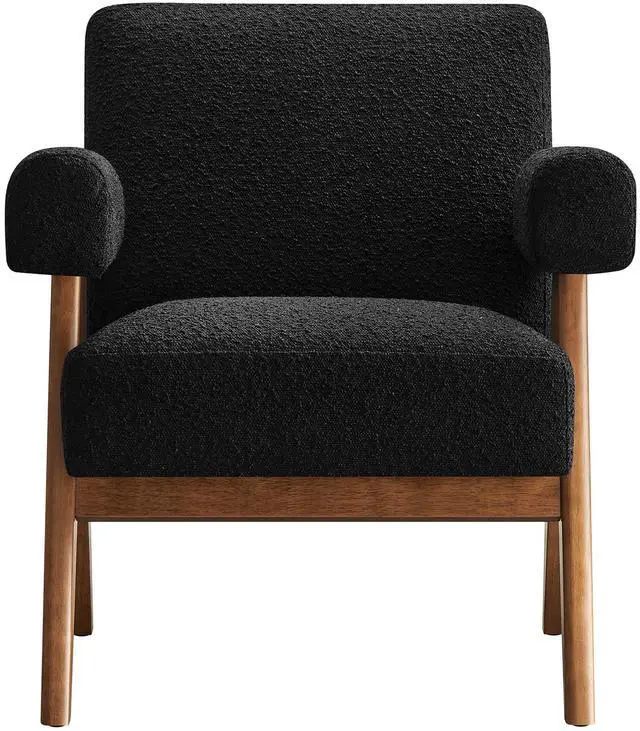 Alt view image 7 of 7 - Lyra Boucle Fabric Armchair Set of 2 by Modway