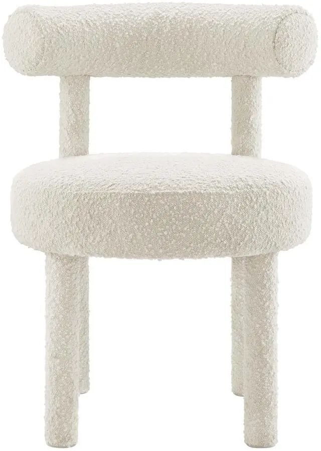 Alt view image 7 of 7 - Toulouse Boucle Fabric Dining Chair Set of 2 by Modway