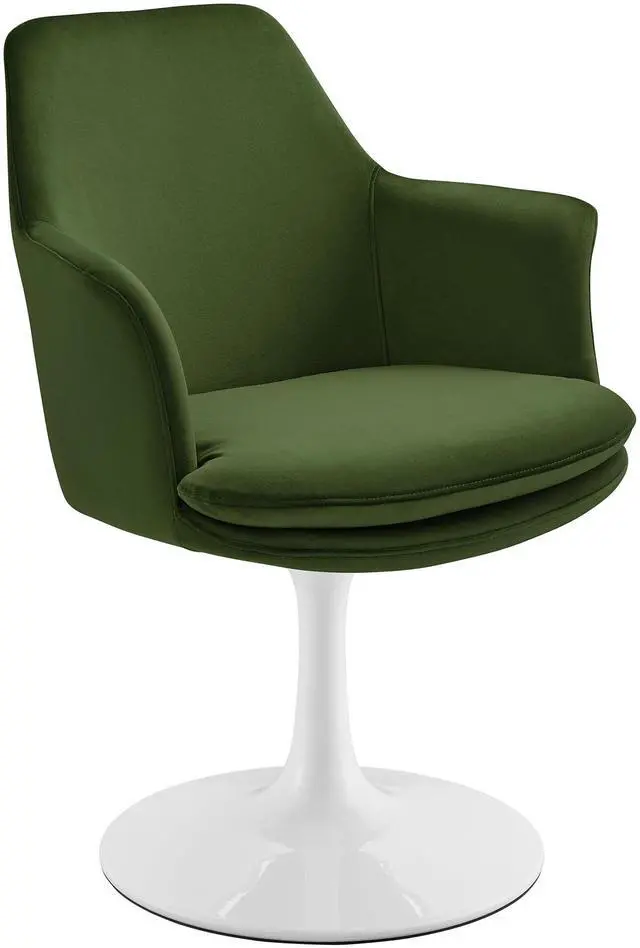 Main image of Lippa Swivel Dining Performance Velvet Armchair by Modway