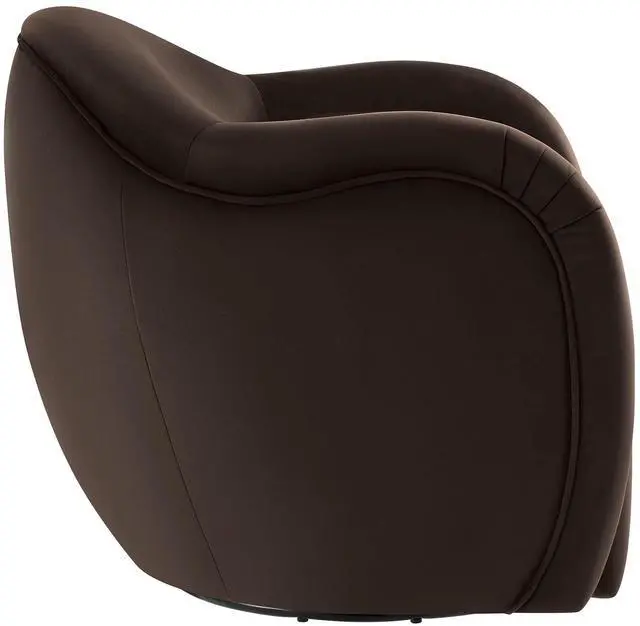 Alt view image 4 of 7 - Compose Performance Velvet Swivel Armchair by Modway