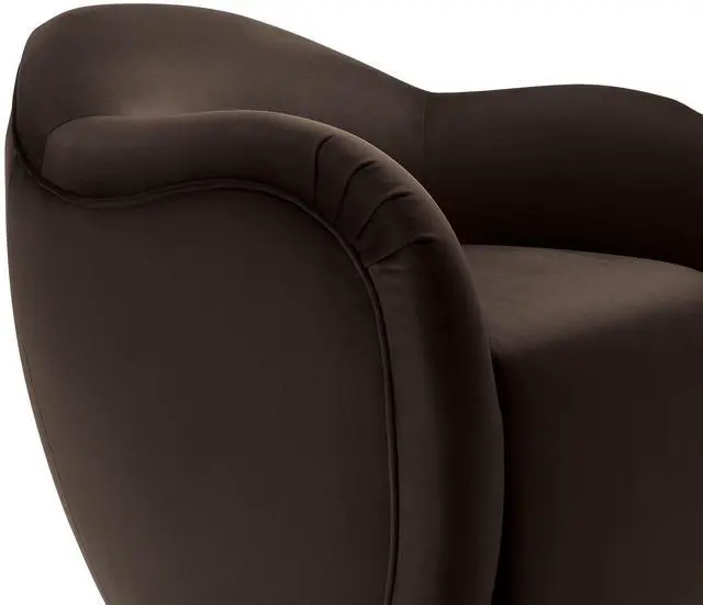 Alt view image 7 of 7 - Compose Performance Velvet Swivel Armchair by Modway