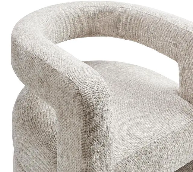 Alt view image 7 of 7 - Jaylin Upholstered Chenille Accent Chair by Modway