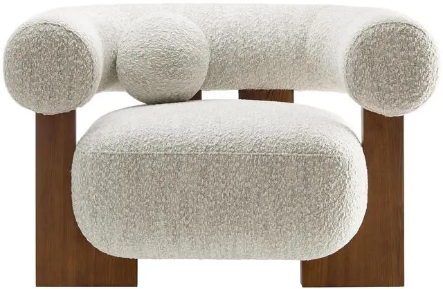 Alt view image 6 of 7 - Jace Boucle Accent Chair by Modway