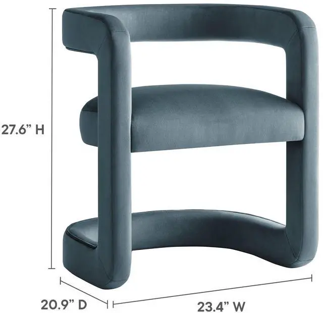Alt view image 2 of 7 - Winslow Barrel Performance Velvet Dining Chair  by Modway