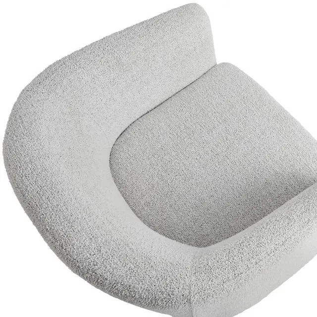 Alt view image 7 of 7 - Muse Boucle Fabric Barrel Accent Chair by Modway