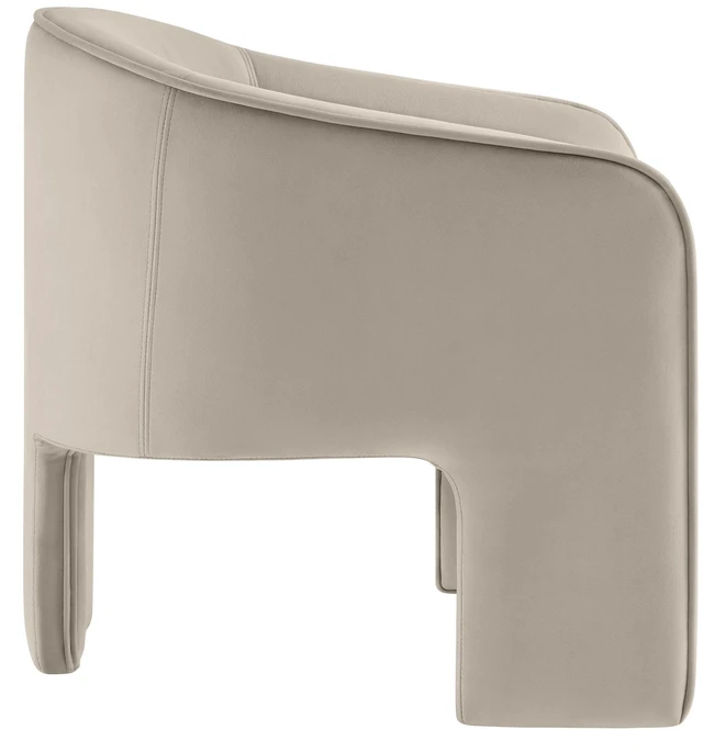 Alt view image 4 of 7 - Greer Performance Velvet Upholstered Accent Armchair by Modway