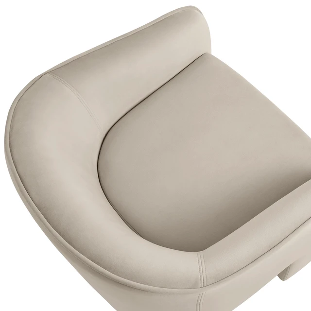 Alt view image 7 of 7 - Greer Performance Velvet Upholstered Accent Armchair by Modway