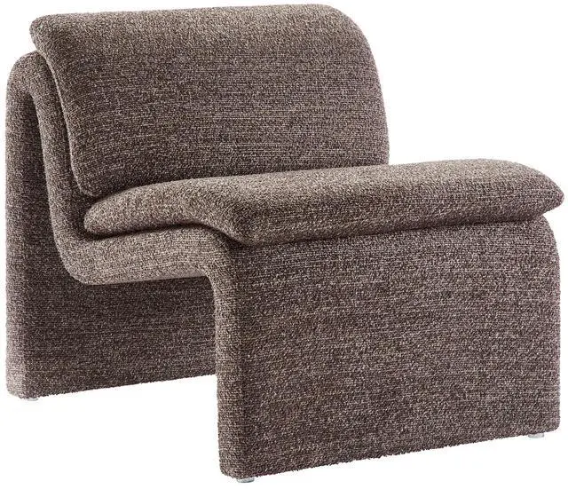 Main image of Dune Boucle Upholstered Armless Accent Chair by Modway
