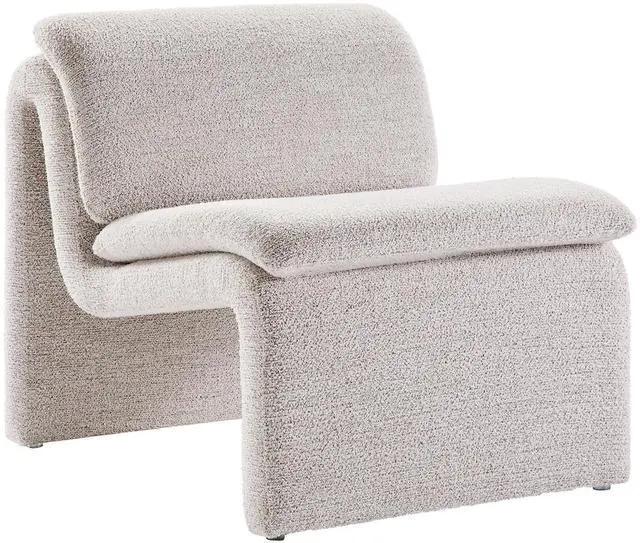 Main image of Dune Boucle Upholstered Armless Accent Chair by Modway