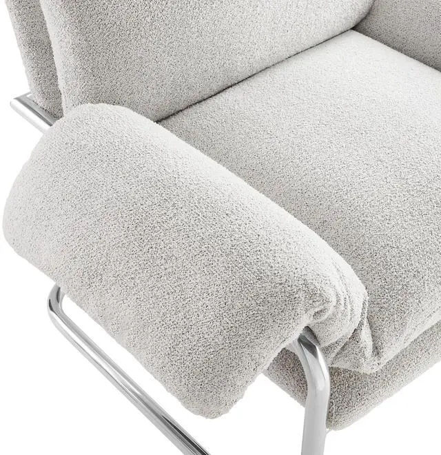 Alt view image 7 of 7 - Ansel Boucle Fabric Accent Chair by Modway