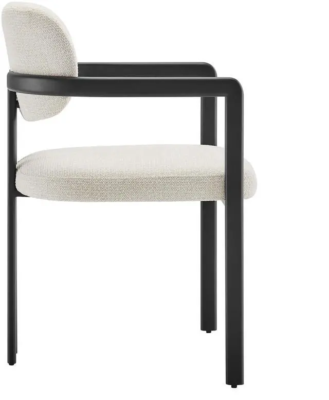Alt view image 5 of 7 - Elio Barrel Fabric and Metal Dining Chair by Modway