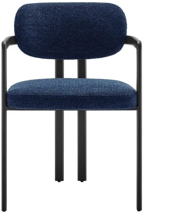 Alt view image 7 of 7 - Elio Barrel Fabric and Metal Dining Chair by Modway