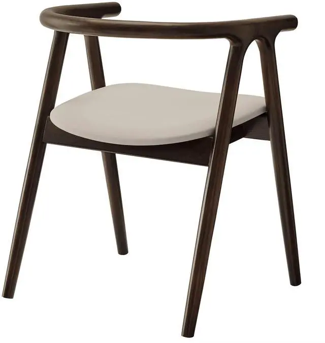 Alt view image 5 of 7 - Henry Vegan Leather and Wood Dining Chair by Modway