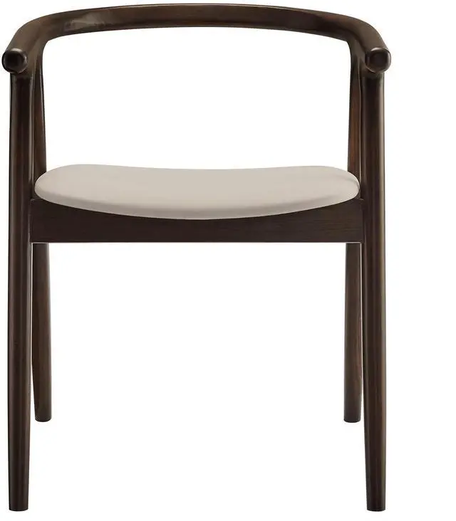 Alt view image 6 of 7 - Henry Vegan Leather and Wood Dining Chair by Modway