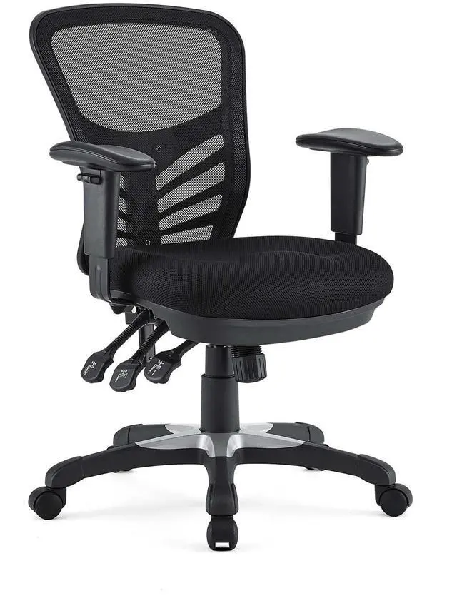 Alt view image 15 of 20 - Articulate Black Mesh Office Chair