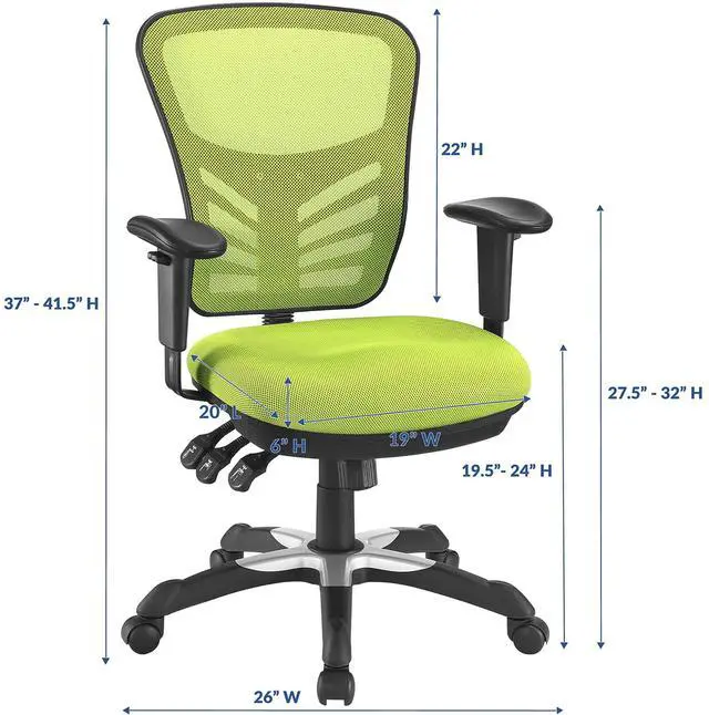 Alt view image 3 of 7 - Articulate Mesh Office Chair by Modway