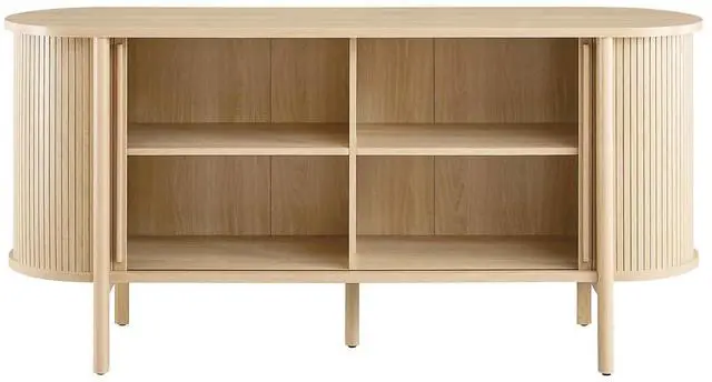 Alt view image 6 of 7 - Cadence Sideboard Oak EEI-6309-OAK