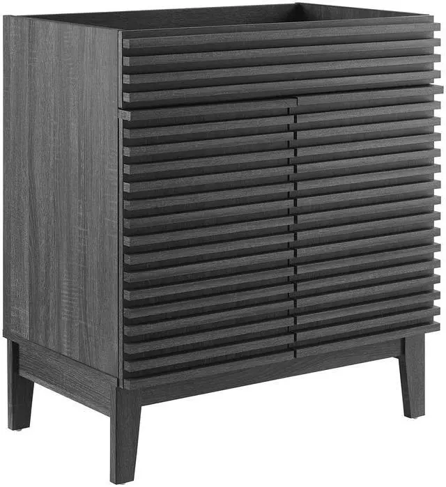 Main image of Render 30" Bathroom Vanity Cabinet (Sink Basin Not Included) Charcoal EEI-4851-CHA