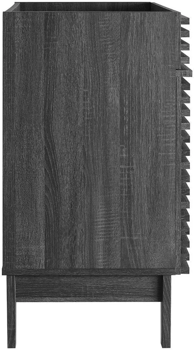 Alt view image 2 of 7 - Render 30" Bathroom Vanity Cabinet (Sink Basin Not Included) Charcoal EEI-4851-CHA