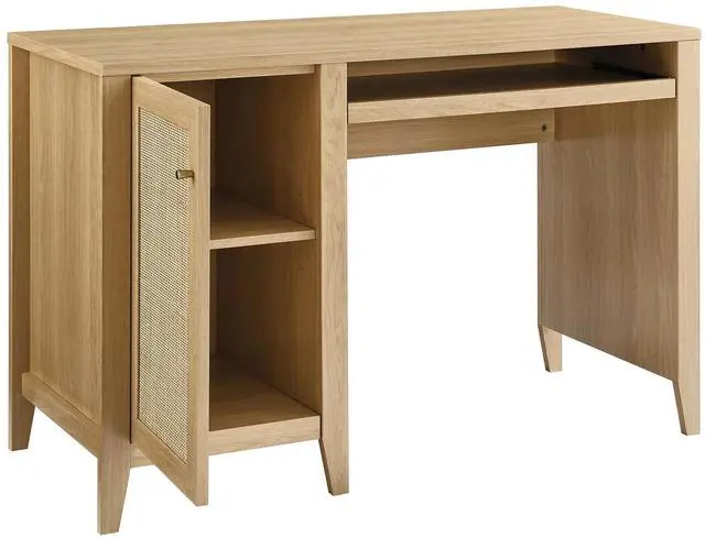 Alt view image 2 of 7 - Soma 47" Office Desk Oak EEI-6116-OAK