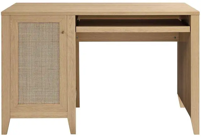 Alt view image 4 of 7 - Soma 47" Office Desk Oak EEI-6116-OAK