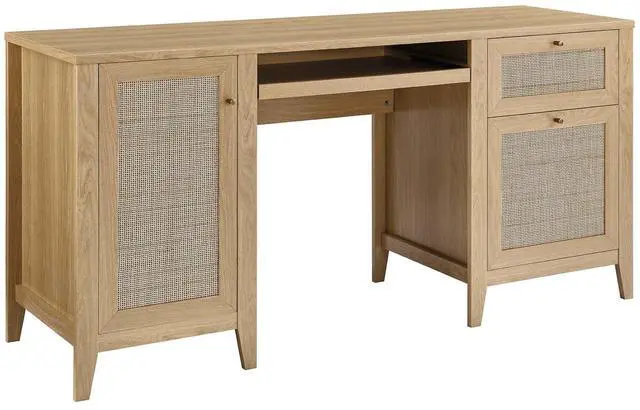 Main image of Soma 63" Office Desk Oak EEI-6117-OAK