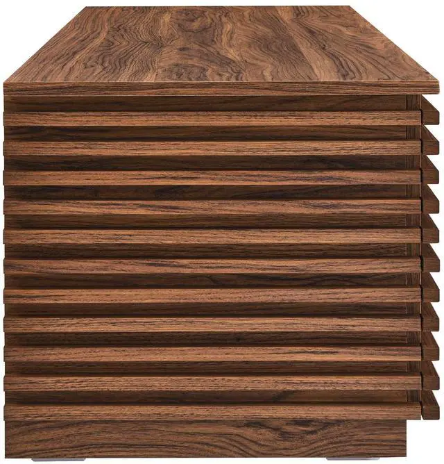 Alt view image 3 of 7 - Render Storage Bench Walnut EEI-6057-WAL