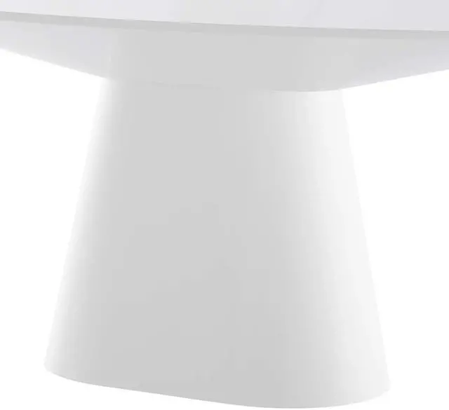 Alt view image 6 of 7 - Provision 75" Oval Dining Table White EEI-4912-WHI