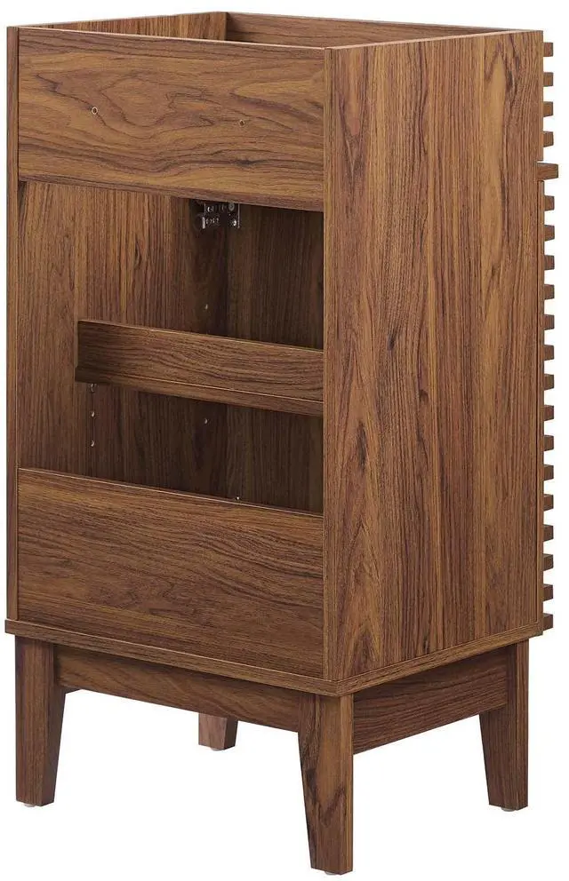 Alt view image 5 of 7 - Render 18" Bathroom Vanity Cabinet (Sink Basin Not Included) Walnut EEI-4849-WAL