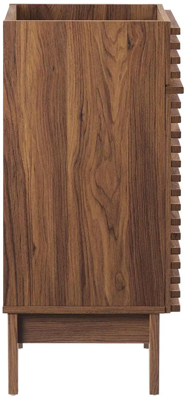 Alt view image 4 of 7 - Render 18" Bathroom Vanity Cabinet (Sink Basin Not Included) Walnut EEI-4849-WAL
