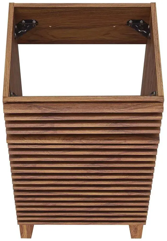 Alt view image 6 of 7 - Render 18" Bathroom Vanity Cabinet (Sink Basin Not Included) Walnut EEI-4849-WAL