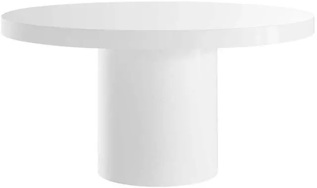 Main image of Gratify 60" Round Dining Table White EEI-4910-WHI