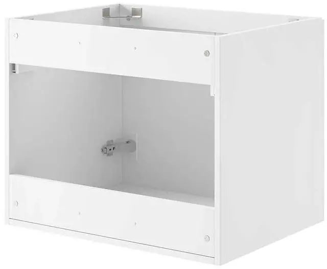 Alt view image 3 of 7 - Vitality 24" Bathroom Vanity Cabinet (Sink Basin Not Included) White EEI-4893-WHI