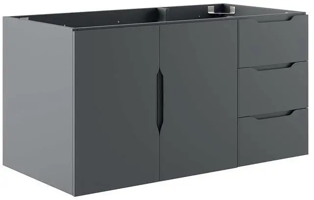 Main image of Vitality 36" Bathroom Vanity Cabinet (Sink Basin Not Included) Gray EEI-4894-GRY