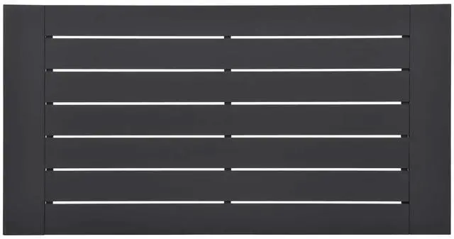 Alt view image 6 of 7 - Tahoe Outdoor Patio Powder-Coated Aluminum 2-Piece Set Gray Gray EEI-5750-GRY-GRY