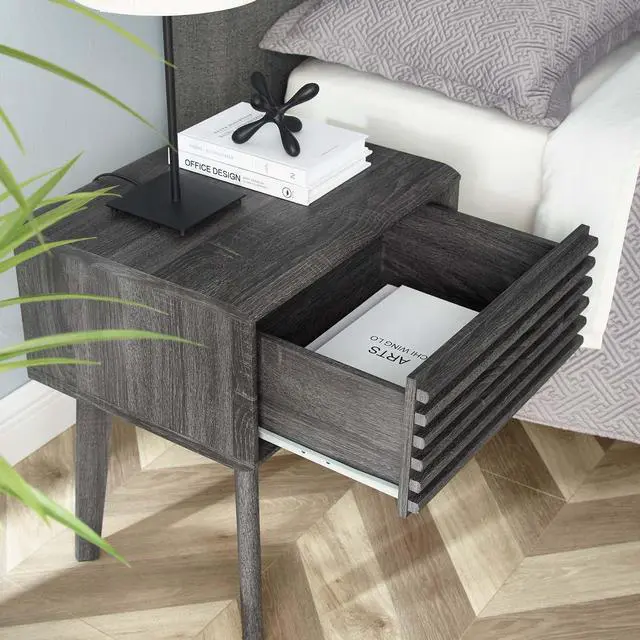 Alt view image 5 of 7 - Render End Table Charcoal EEI-3345-CHA