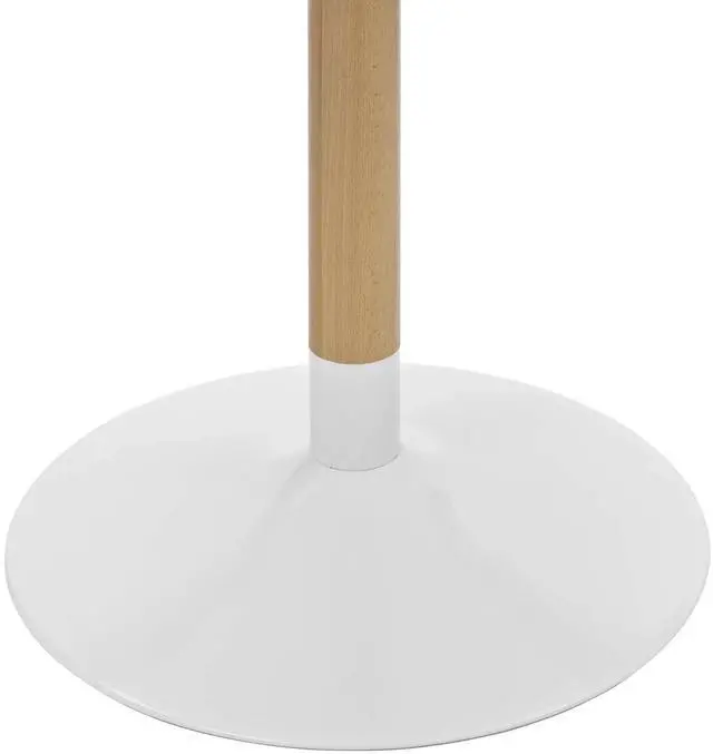 Alt view image 2 of 4 - Whirl Round Dining Table White EEI-2666-WHI-SET