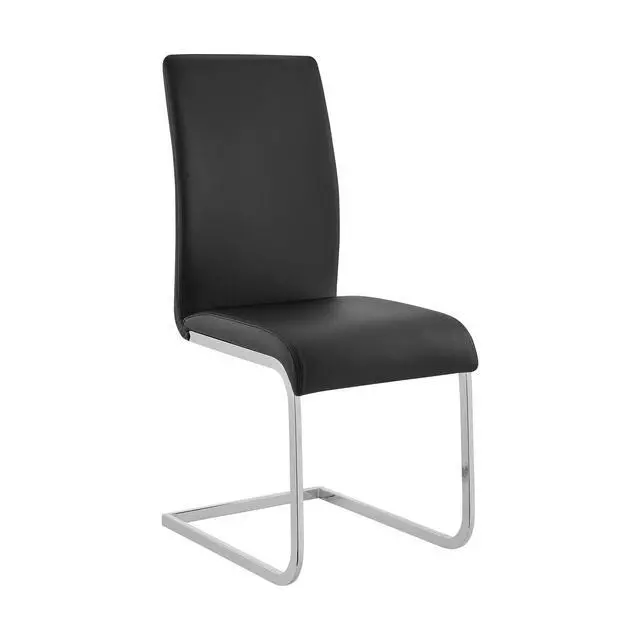 Alt view image 3 of 7 - Amanda Black Side Chair - Set of 2