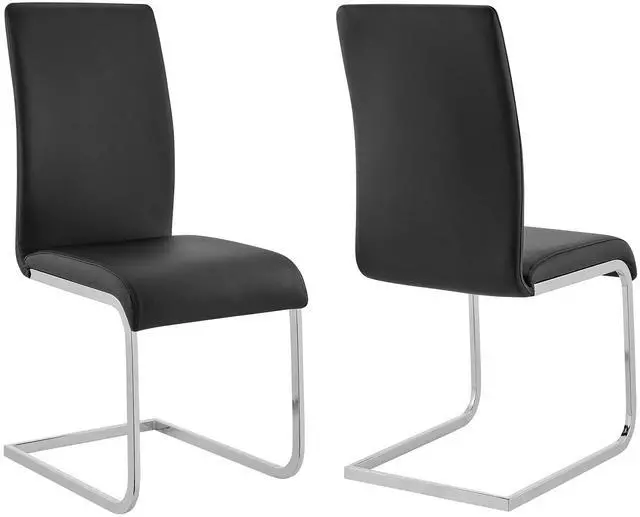 Main image of Amanda Black Side Chair - Set of 2