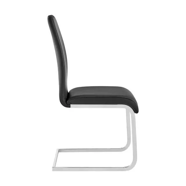 Alt view image 4 of 7 - Amanda Black Side Chair - Set of 2