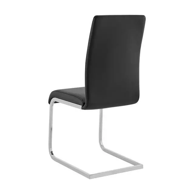Alt view image 5 of 7 - Amanda Black Side Chair - Set of 2