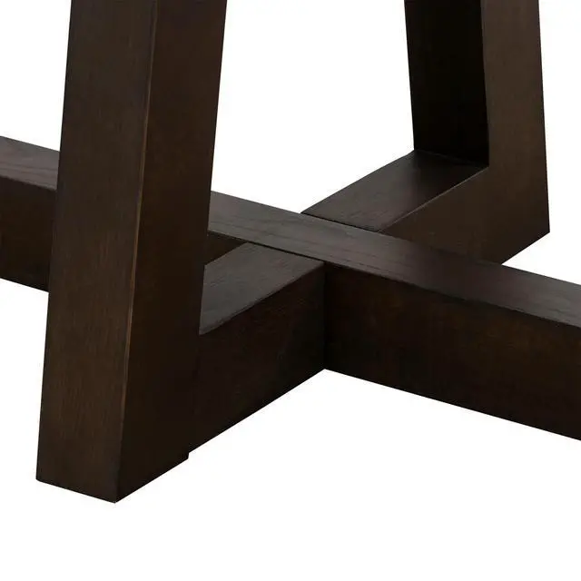 Alt view image 7 of 7 - Elodie Gray Concrete and Dark Gray Oak Rectangle Dining Table