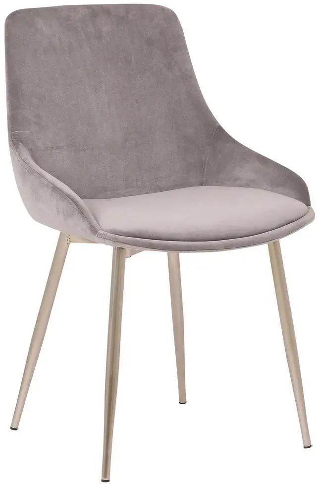 Main image of Heidi Gray Velvet Dining Accent Chair