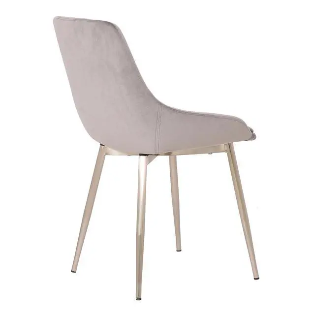 Alt view image 5 of 6 - Heidi Gray Velvet Dining Accent Chair