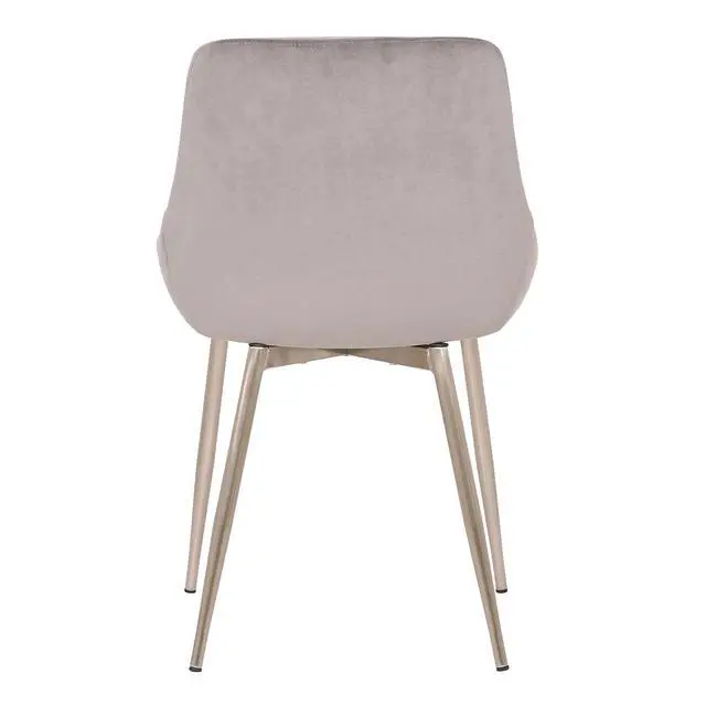 Alt view image 6 of 6 - Heidi Gray Velvet Dining Accent Chair