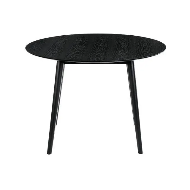 Alt view image 3 of 6 - Arcadia 42" Round Dining Table in Black Wood