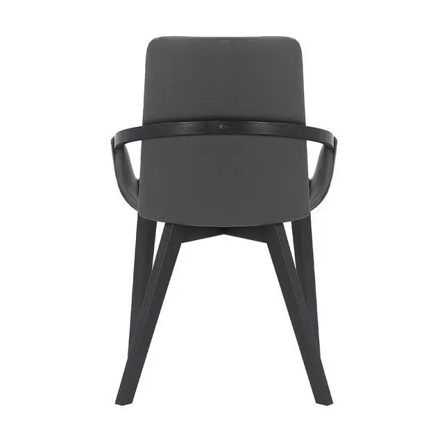 Alt view image 6 of 6 - Greisen Modern Gray Wood Dining Room Chair