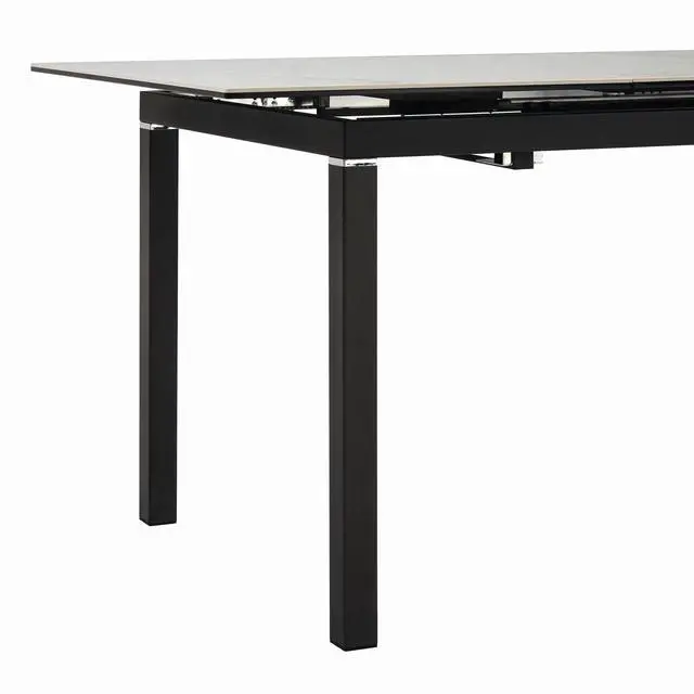 Alt view image 6 of 7 - Giana Extendable Dining Table in Stone and Metal