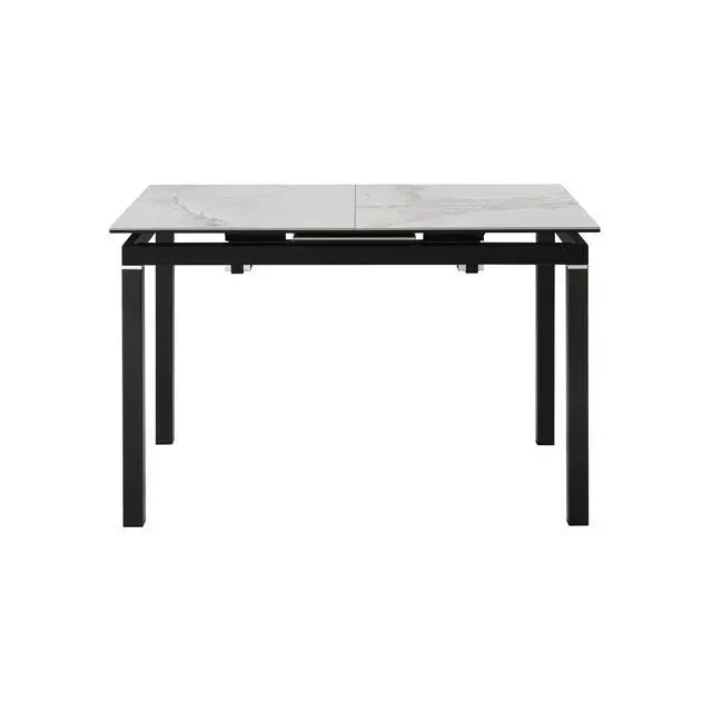 Alt view image 4 of 7 - Giana Extendable Dining Table in Stone and Metal
