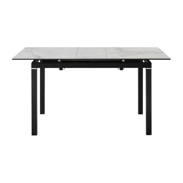 Alt view image 3 of 7 - Giana Extendable Dining Table in Stone and Metal
